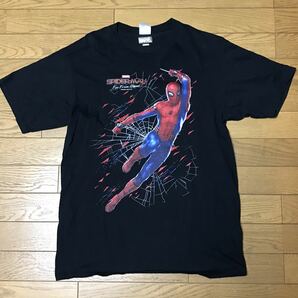 MARVEL “SPIDER-MAN” MEN’S SHORT SLEEVE T-SHIRTS size-M(着丈68身幅50) 中古(中古-数回使用) 送料無料 NCNR