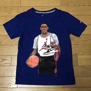 JORDAN KID’S SHORT SLEEVE T-SHIRTS size-M/140(着丈53身幅41) 中古(超美品-数回使用) 送料無料 NCNR