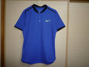  Nike short sleeves shirt blue black M size 