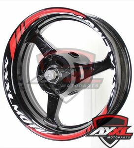 SP1 27色 AxxL リムステッカー モンスター 696 796 821 1100 1200 939 ストリートファイター ドゥカティ Streetfighter Hypermotard ムルチ