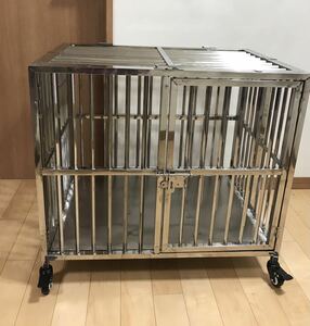  made of stainless steel dog gauge dog Circle dog for cage dog for Circle combined use small ~ for medium-size dog 1 point limit 