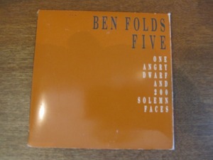 1805KK●CD「One Angry Dwarf And 200 Solemn Faces」Ben Folds Five ベン・フォールズ・ファイヴ 1曲入り プロモ盤 国内盤