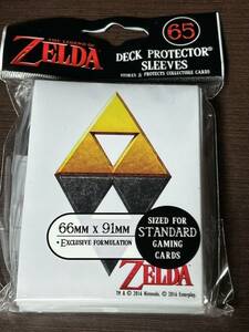 新品【ゼルダの伝説/トライフォース】65枚入り 通常カード用デッキプロテクター(スリーブ) DECK PROTECTOR The Legend of Zelda/Tri-Force