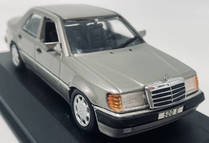 【絶版】Ж ミニチャンプス 1/43 メルセデス ベンツ 500E 1981-83 W124 ガンメタ Mercedes Benz anthrazit MINICHAMPS Daimler E500 E 190E