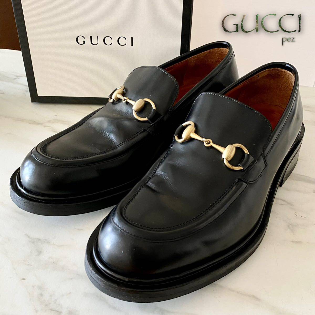 イタリア製 グッチ GUCCI ビットローファー 41E=26cm 110 1420 イタリア製 グッチ GUCCI ビットローファー 41E=26cm 110 1420
