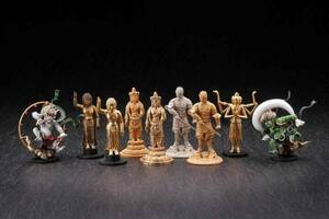 カプセルQミュージアム 日本の至宝 仏像立体図録II 全９種　風神　雷神