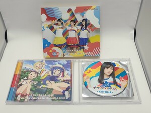 ①日岡なつみ　特大缶バッジ付き「三ツ星カラーズ」 OP　CD　カラーズぱわーにおまかせろ! ☆スラッシュ 初回限定盤　高野麻里佳　高田憂希