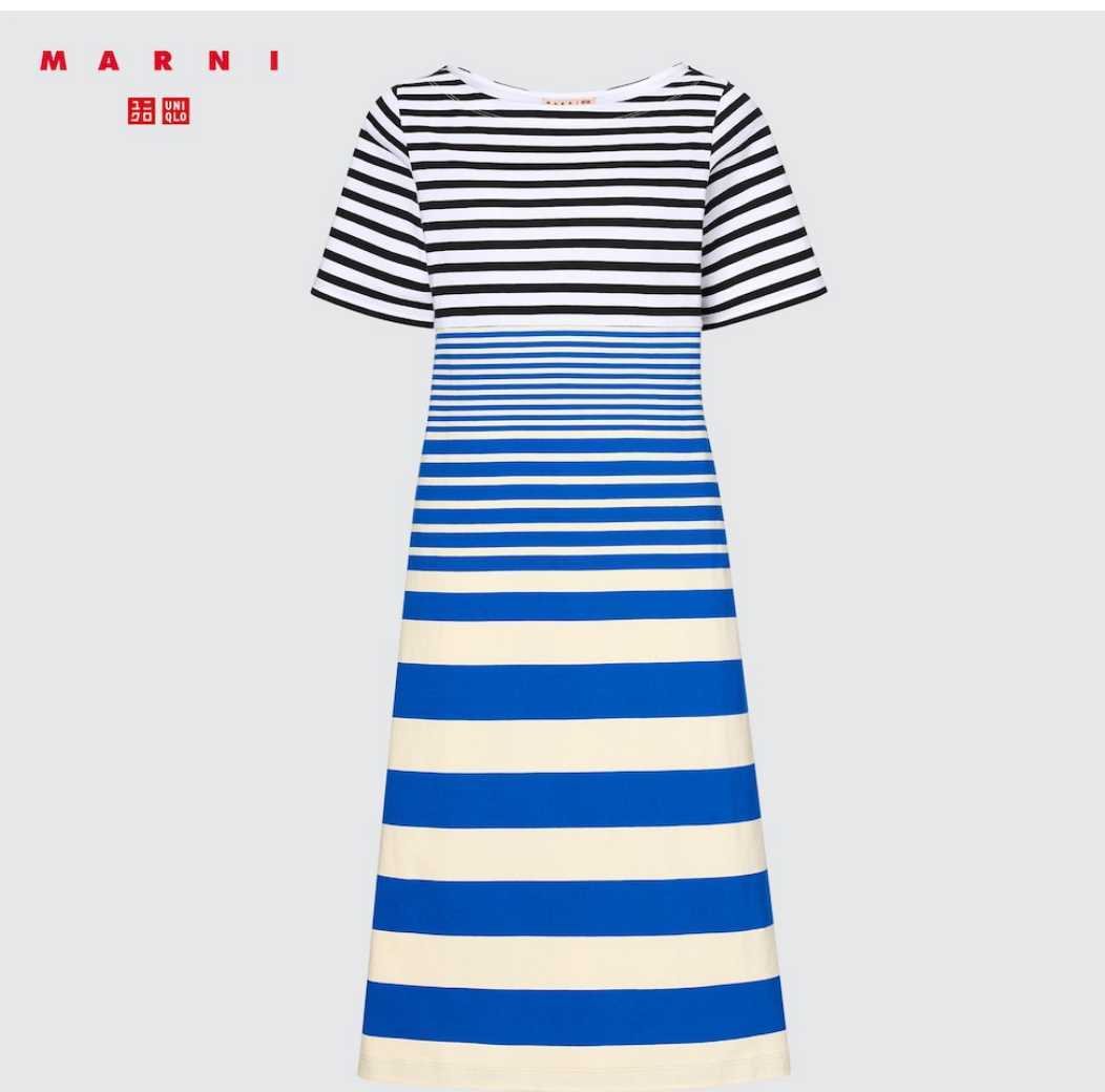 初売り‼️MARNI 新品未使用【マルニ レザー&ニット ドレスワンピース