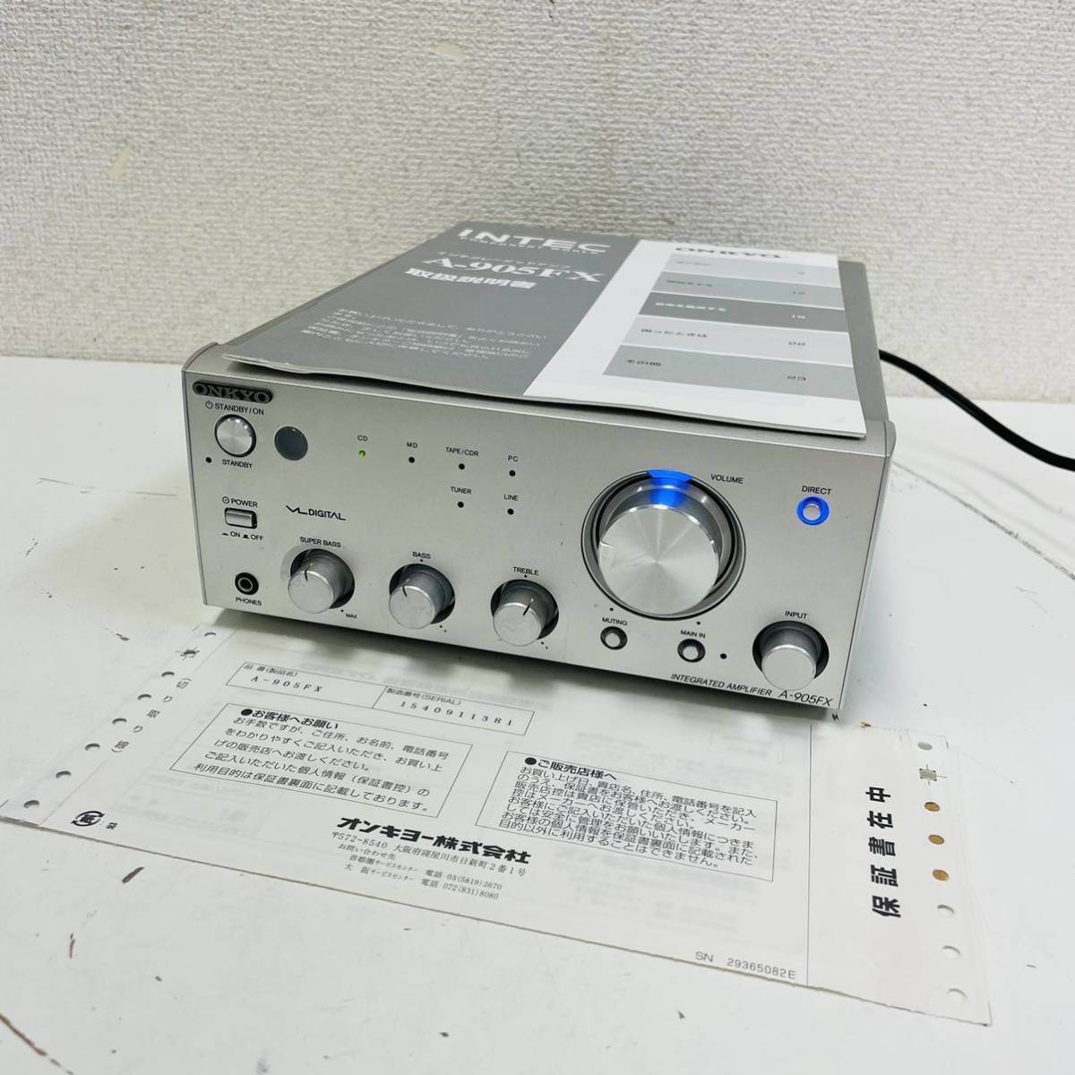 激安ベストセラー商品 - オンキョー A-905FXプリメインアンプ