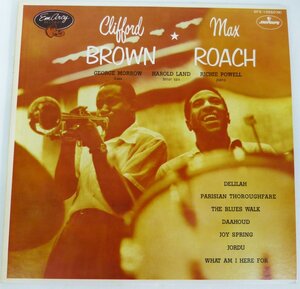 ★LPレコード!CLIFFORD BROWN＆MAX ROACH クリフォード・ブラウン【CLIFFORD BROWN QUINTET】USED品★