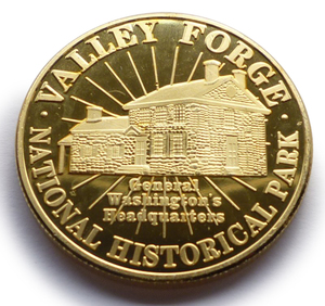 アメリカ合衆国 バレーフォージ国立歴史公園 VALLEY FORGE NATIONAL HISTORICAL PARK コイン メダル