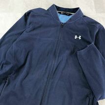 UNDER ARMOUR アンダーアーマー トラックジャケット ジップアップジャケット　スウェット　cold gear ゴールドギア　LOOSE サイズLG_画像2