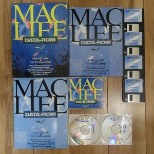 MAC LIFE DATA-ROM VOL.1 CD-ROM大図鑑&NIFTY-Serve便利箱