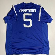 #5 長友佑都選手 サッカー 日本代表 オフィシャル official 青 ブルー 応援用シャツ Lサイズ_画像7