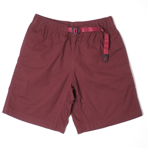 GRAMICCI WEATHER W'S SHORTS【M】エンジ グラミチ ウェザーショーツ レディース ワインレッド ストレッチ ショートパンツ GLP-20S022