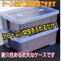 ケースとセット販売☆便利！カブト幼虫を入れるだけ！極上プレミアム発酵マット10リットル入り☆栄養添加剤3倍配合！ビッグサイズ狙えます_画像3