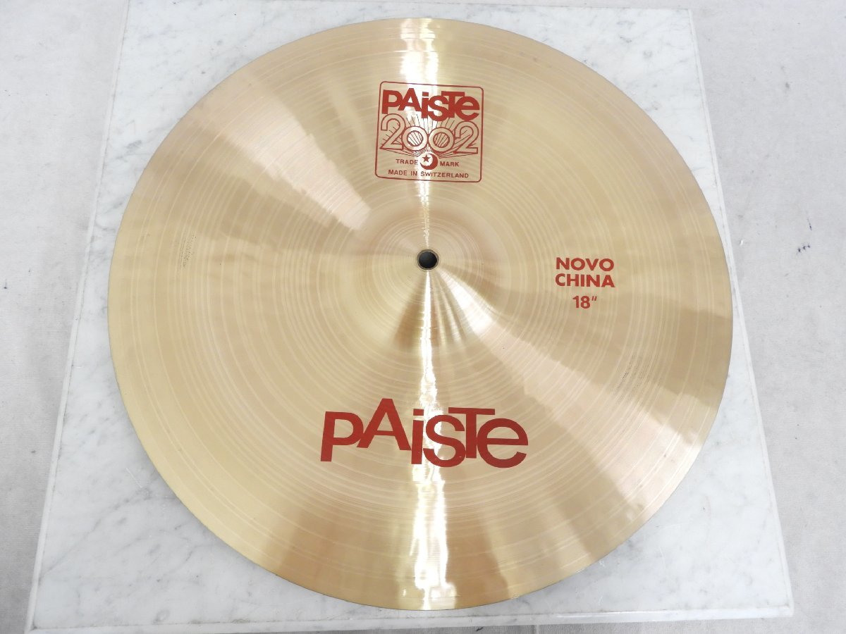 Yahoo!オークション -「paiste 2002 china」の落札相場・落札価格