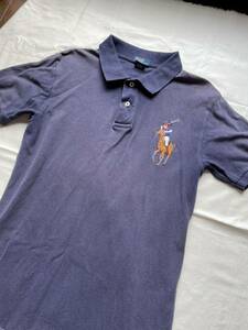 ポロラルフローレン ビッグポニー ポロシャツ POLO RALPH LAUREN 紺 半袖