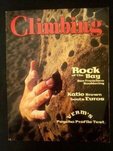 Ba1 05829【洋書】Climbing 1996年12月15日号 No.164 Bay Area bouldering Freeing the Nose of Chasm View Johnny Dawes Inset holds