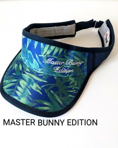 MASTER BUNNY EDITION マスターバニーエディション ボタニカル柄 ゴルフ サンバイザー ユニセックス 正規品