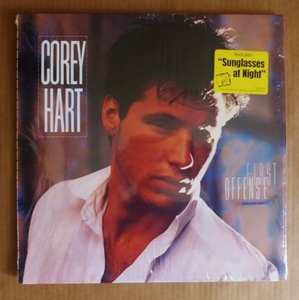 COREY HART「FIRST OFFENSE」米ORIG [EMI-AMERICA] ステッカー有シュリンク美品