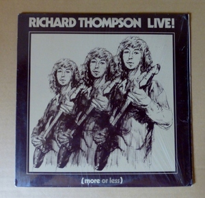 RICHARD THOMPSON「LIVE」米ORIG[初回黒ISLAND 2枚組]シュリンク美品