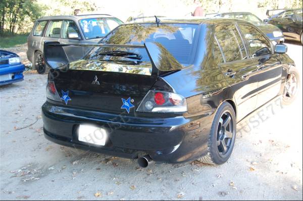 *MITSUBISHI Lancer Evolution 7/8/9/CT9A спойлер багажника задний спойлер FRP производства не крашеный *.