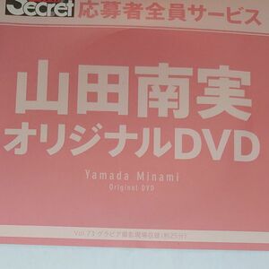 DVD アサ芸シークレット vol.73 山田南実 開封済