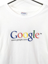 古着 00s Google グーグル 「I'm feeling lucky」 インターネット ソフトウエア 長袖 Tシャツ ロンT M_画像2