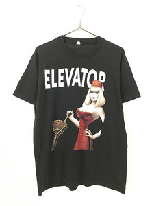 古着 80s Canada製 AERO SMITH 貴重 「ELEVATOR × PUMP」 ハード ロック バンド Ｔシャツ XL位