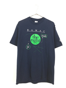 古着 90s USA製 IBM 「RAMAC」 ハードディスク ドライブ ソフトウェア Tシャツ L