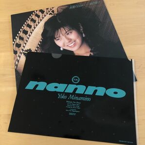 スケバン刑事　楽園のDoor　南野陽子　シングルレコード　クリアファイル　ポストカード付