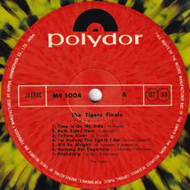 帯付 カラーLP☆ ザ・タイガース フィナーレ（Polydor MR 5004）THE TIGERS Finale, タイガー模様 Multi Colored Vinyl 沢田研二 _画像9