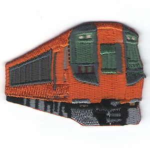 旧近鉄特急2200系電車　刺繍ワッペン