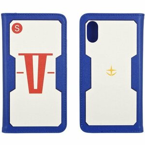  Mobile Suit Gundam V military operation manual iPhoneXR (6.1 -inch )f lip cover case notebook type card pocket attaching 