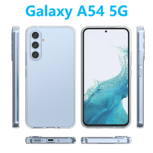 Galaxy A54 5G スマホケース 超薄 ソフトクリア TPUスマホカバー フィフティフォー人気 レンズ保護 おすすめ 落下防止指紋防止黄変防止 無