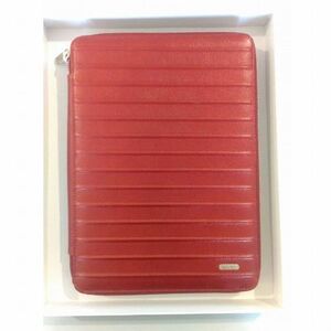 生産終了商品!! 新品 RIMOWA リモワ iPad air case レザーケース レッド