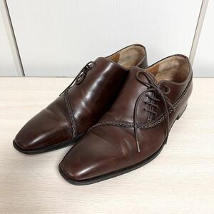 [MAGNANNI] Magna -ni10387 side race dress shoes 41 leather shoes Brown Magna -ni