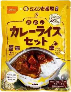 ケース未開封　賞味期限2028年4月　ＣｏＣｏ壱番屋監修　尾西のカレーライスセット　ケース販売　15食入り　アレルギー対応食