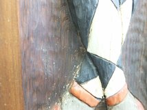 スペイン 木彫り 彫刻 壁掛け オブジェ インテリア 彫刻美術 レトロ_画像7