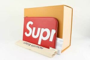 Supreme / Louis Vuitton Pochette Jour GM "Red"