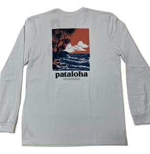 新品未使用！パタゴニア ハワイ限定 ホノルル パタロハ ロンＴ ホワイト 白 Lサイズ Patagonia Hawaii pataloha Responsibili-tee キャップ