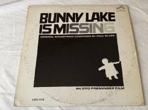 Bunny Lake is Missing An Original Soundtrack Recording LP アナログレコード mono モノラル LOC-1115 ゾンビーズ The Zombies Vinyl