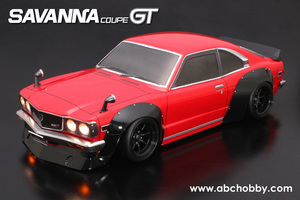 ☆ABC 01スーパーボディ バリバリCUSTOM!!マツダ・サバンナクーペGT オーバーフェンダー仕様☆新品