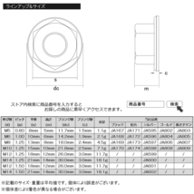 64チタン M8 P=1.25 フランジナット セレート無し フランジ付き六角ナット ブラック JA169_画像3