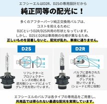 【送料込】（4300K）　fcl.(エフシーエル) D2R HID バルブ 純正色 4300K 車検対応 12V 24V_画像5