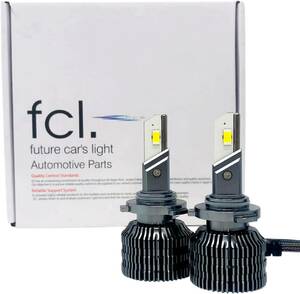 【送料込】（ホワイト）　fcl.(エフシーエル) HB3 LED フォグランプ バルブ ホワイト 白 8400lm 車検