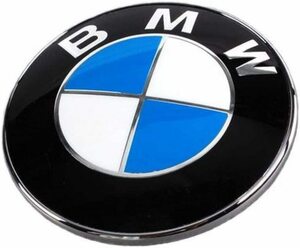 【送料込】　BMW純正部品（ドイツ直輸入） 82mm エンブレム セット（純正グロメット、交換ツール、説明書付属） 51