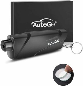 【送料込】　AutoGo 緊急脱出ハンマー 【多機能・一秒脱出・水中適用】 レスキューハンマー 安全ハンマー シートベル