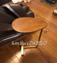 美品 高級家具 サイドテーブル 別荘 ナイトテーブル リビング 北欧 木製 1脚 コーヒーテーブル 贅沢_画像5